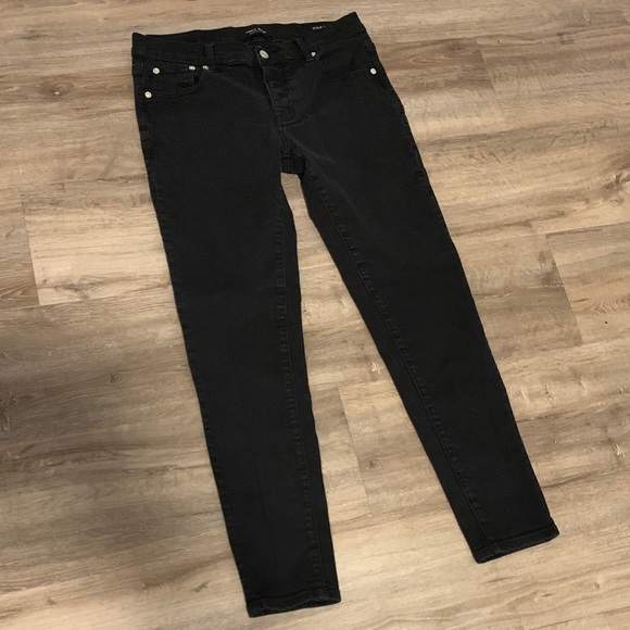 Men's Black Skinny Jeans - Picture 1 of 6